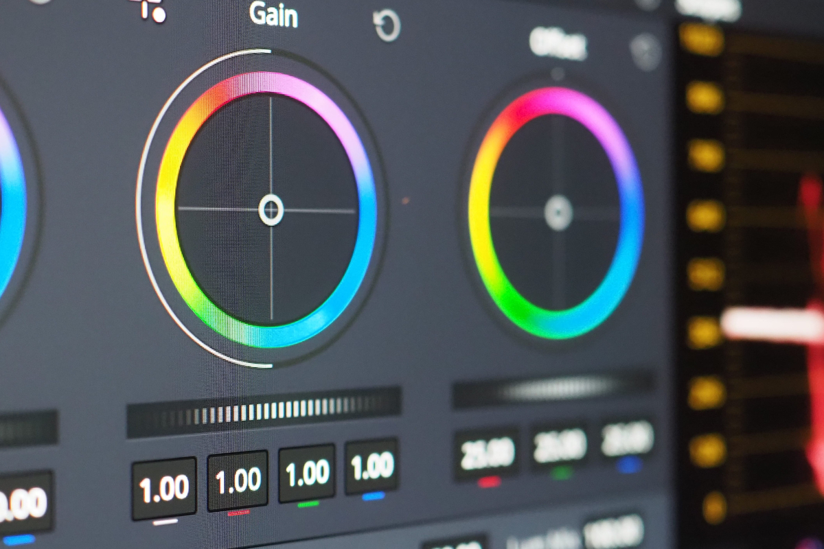 Color Gradient Control Panel.