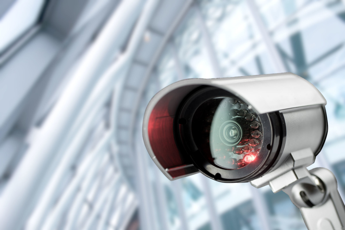 A modern surveillance camera